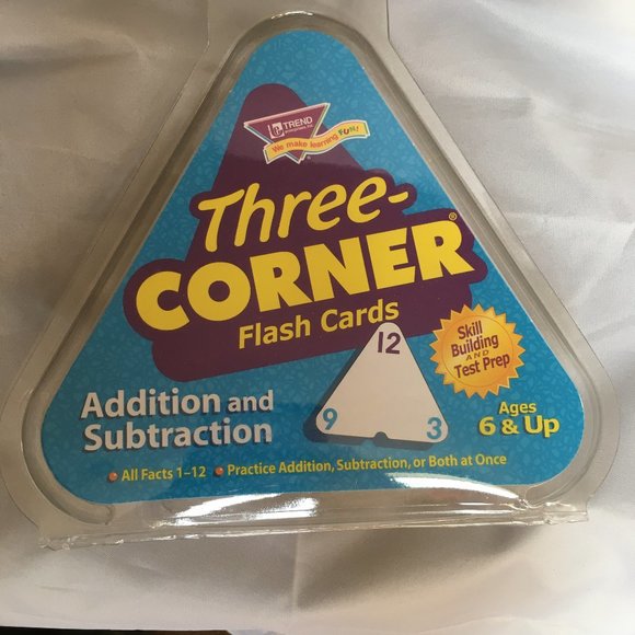 Trend Enterprises Toys Price Dropped Threecorner Flash Cards